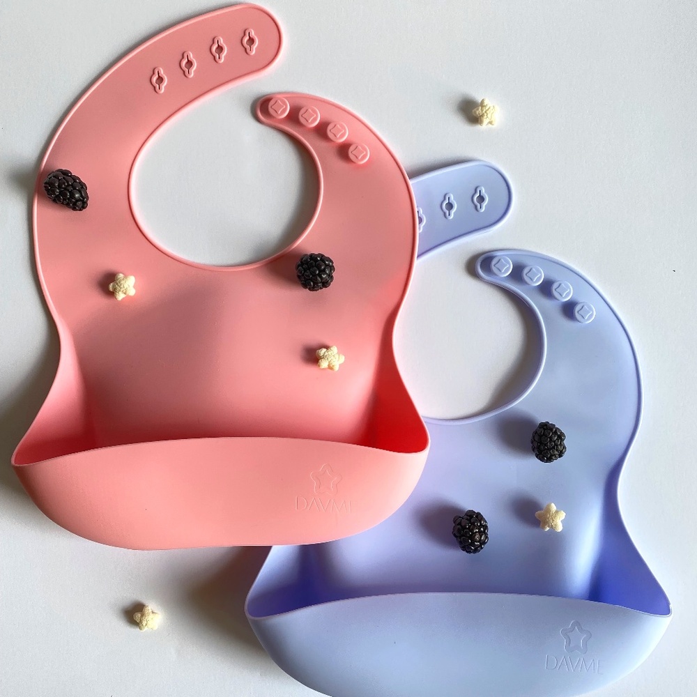 Silicone baby bib food grade silicone bibs